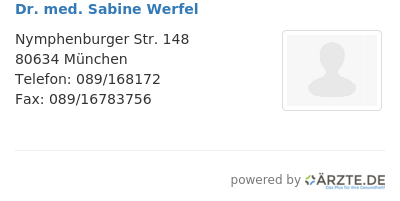 Dr med sabine werfel