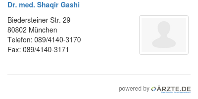 Dr med shaqir gashi