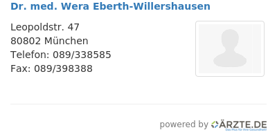 Dr med wera eberth willershausen
