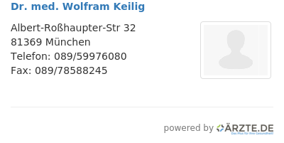 Dr med wolfram keilig