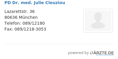 Pd dr med julie cleuziou