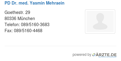 Pd dr med yasmin mehraein
