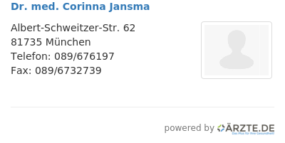 Dr med corinna jansma