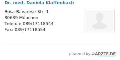 Dr med daniela klaffenbach