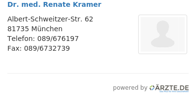 Dr med renate kramer