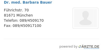 Dr med barbara bauer 647019