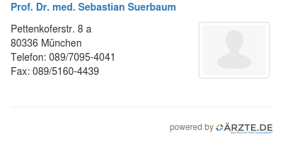 Prof dr med sebastian suerbaum
