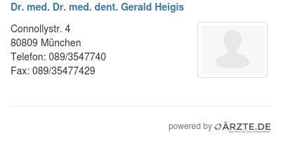 Dr med dr med dent gerald heigis 296563