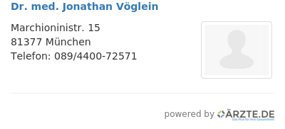 Dr med jonathan voeglein