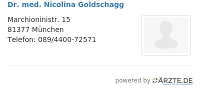Dr med nicolina goldschagg