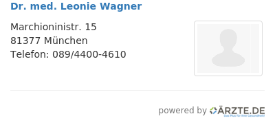 Dr med leonie wagner