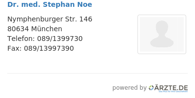 Dr med stephan noe