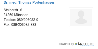 Dr med thomas portenhauser 601624