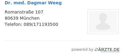 Dr med dagmar weeg