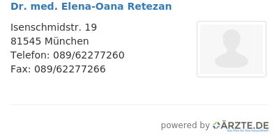 Dr med elena oana retezan