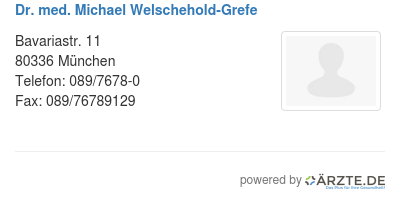 Dr med michael welschehold grefe