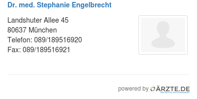 Dr med stephanie engelbrecht