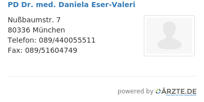 Pd dr med daniela eser valeri