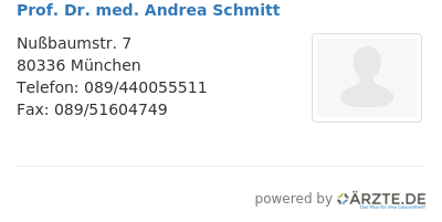 Prof dr med andrea schmitt