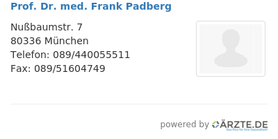 Prof dr med frank padberg