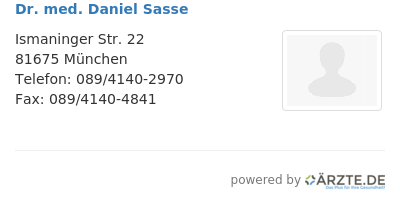 Dr med daniel sasse