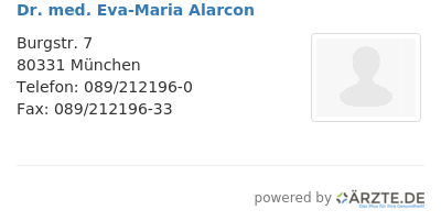 Dr med eva maria alarcon