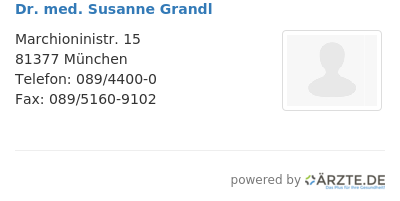 Dr med susanne grandl