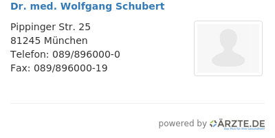 Dr med wolfgang schubert 254339