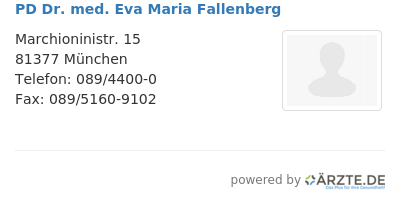 Pd dr med eva maria fallenberg