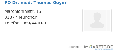 Pd dr med thomas geyer