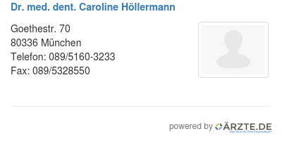 Dr med dent caroline hoellermann