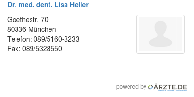 Dr med dent lisa heller