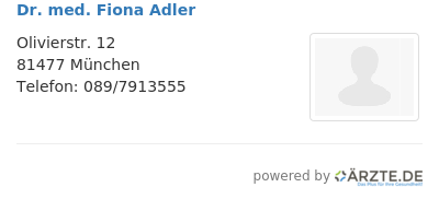 Dr med fiona adler 653686