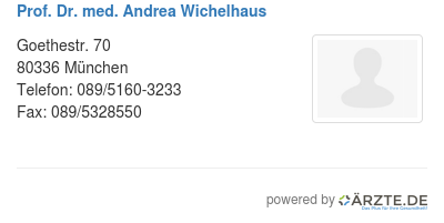 Prof dr med andrea wichelhaus