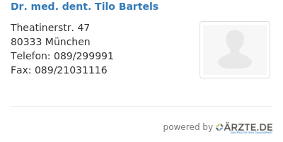 Dr med dent tilo bartels