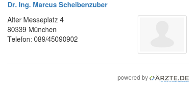 Dr ing marcus scheibenzuber