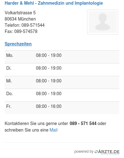 Harder mehl zahnmedizin und implantologie