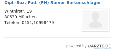 Dipl soz paed fh rainer bartenschlager