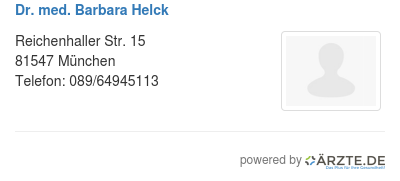 Dr med barbara helck
