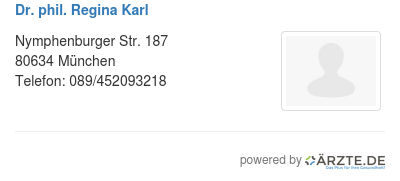 Dr phil regina karl