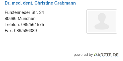 Dr med dent christine grabmann