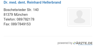Dr med dent reinhard hellerbrand