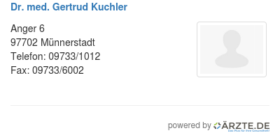 Dr med gertrud kuchler