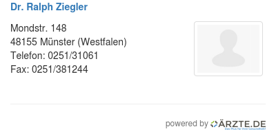 Dr ralph ziegler