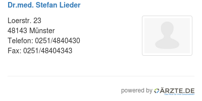 Dr med stefan lieder