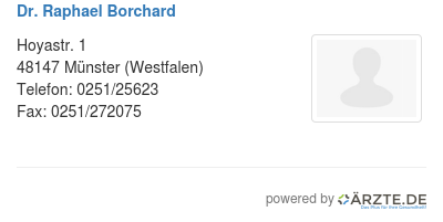 Dr raphael borchard