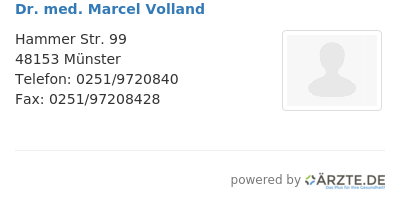 Dr med marcel volland