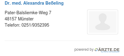 Dr med alexandra besseling