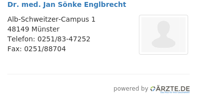 Dr med jan soenke englbrecht
