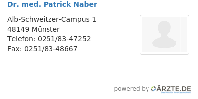 Dr med patrick naber